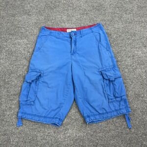 Urban Pipeline Cargo Shorts Mens 29 Blue Cotton Ripstop Pockets Casual Skate